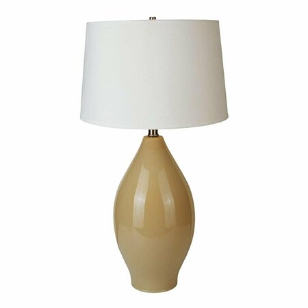 YHIOR 28 in. Ceramic Table Lamp - Beige YH1606806